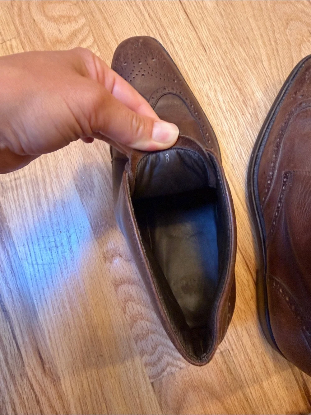 Tod's Brown Leather Brogue Chukka Boots
